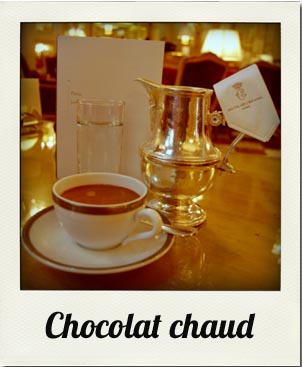 Chocolat chaud au Crillon